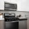 a kitchen with white cabinets